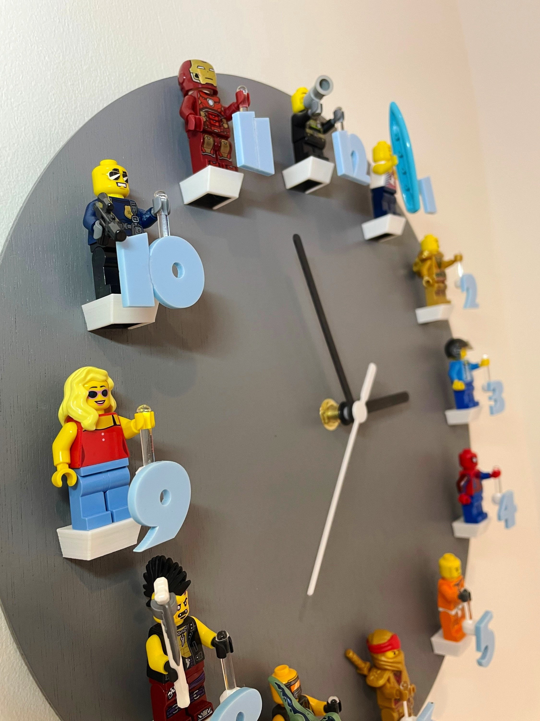 skat molester tragedie Wall Clock for Minifigure Lego Characters. Kids or Adults - Etsy Israel
