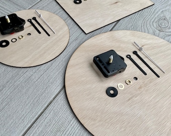 clock kit blank face + sweeping mechanism / clock making