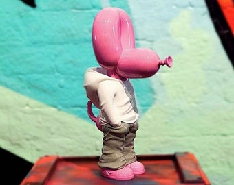 Standing Balloon Dog Figurine | Balloon Dog Sculpture | Sausage Dog Sculpture | Pop Art Statue | Modern Art | Unique Home Deco