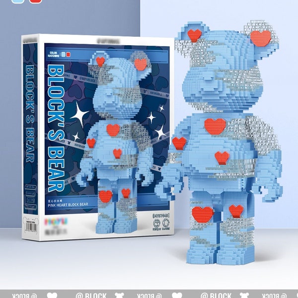 Bear Building Block Etsy