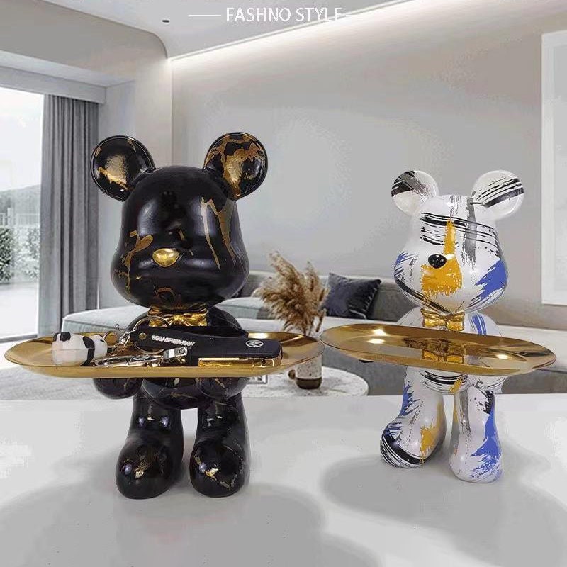 Fashion Electroplating Mickey Mouse Action Figure Simple Modern