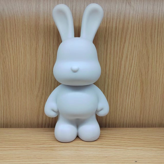 STL file Coco Bunny Art Toy Platform Figure With Silicone Mold Box