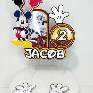 Custom Mickey cake topper