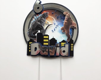 Monster  Theme Cake Topper, Monster  Birthday Party, Party Decorations