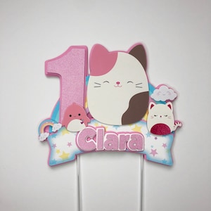 Squishmallows Birthday Cake Topper: Personalized Party Decor