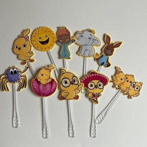 Canticos Cupcake toppers, Canticos Theme Party, Birthday Party Cake Décor,
