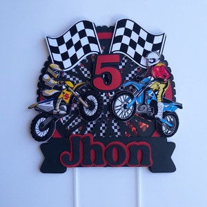 Motocross Cake topper / Dirt Bike cake topper / Motocross Birthday Cake topper / Motorbike cake topper / Motorcycle cake topper