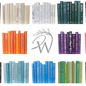 Pacchetti di libri decorativi (10 libri per colore)