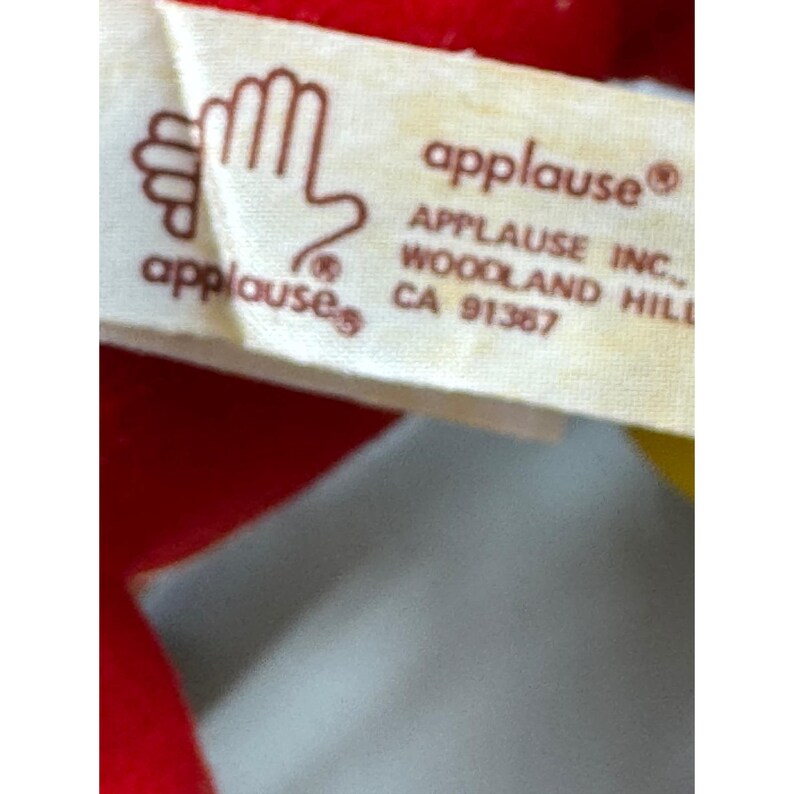 Peluche de Mickey Mouse Playmates de Disney, figura vintage de Applause imagen 10