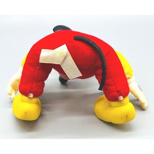 Peluche de Mickey Mouse Playmates de Disney, figura vintage de Applause imagen 7
