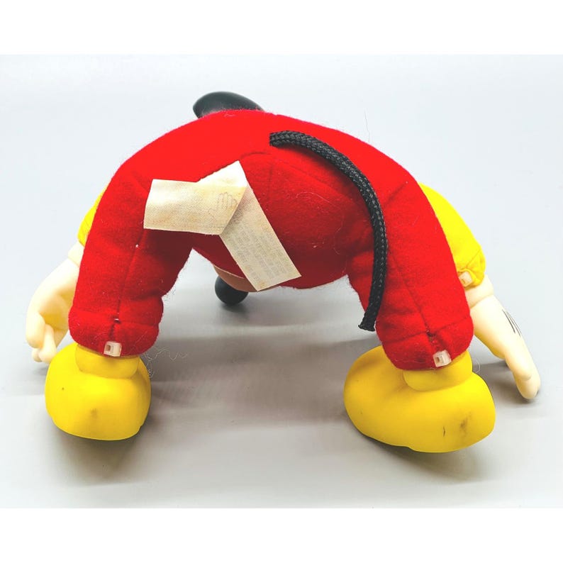 Peluche de Mickey Mouse Playmates de Disney, figura vintage de Applause imagen 7