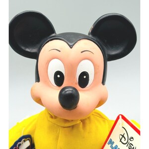 Peluche de Mickey Mouse Playmates de Disney, figura vintage de Applause imagen 2