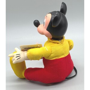 Peluche de Mickey Mouse Playmates de Disney, figura vintage de Applause imagen 6