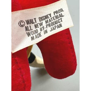 Woolikin Walt Disney Productions Peluche de Mickey y Minnie Mouse Vintage Japón imagen 6