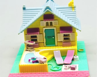 Bluebird Polly Pocket Summer Pool House 1993 Vintage Pollyville PLAYSET ONLY