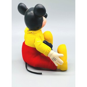 Peluche de Mickey Mouse Playmates de Disney, figura vintage de Applause imagen 5