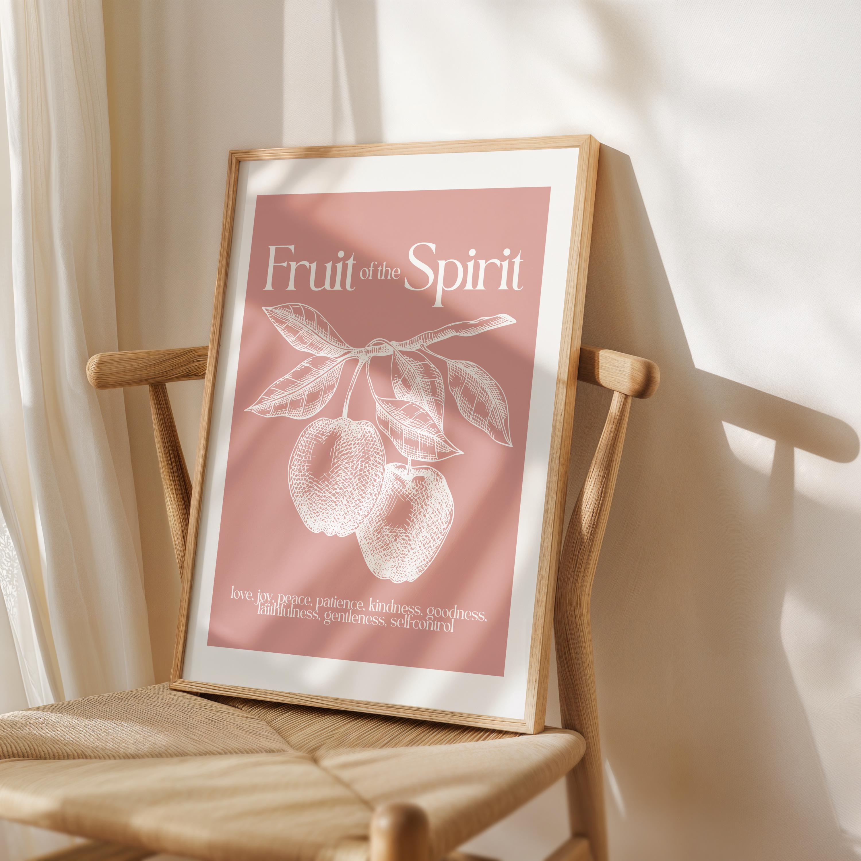 Vintage Christian Wall Art Set of 9: Pink & Green Prints, Bible Verse ...