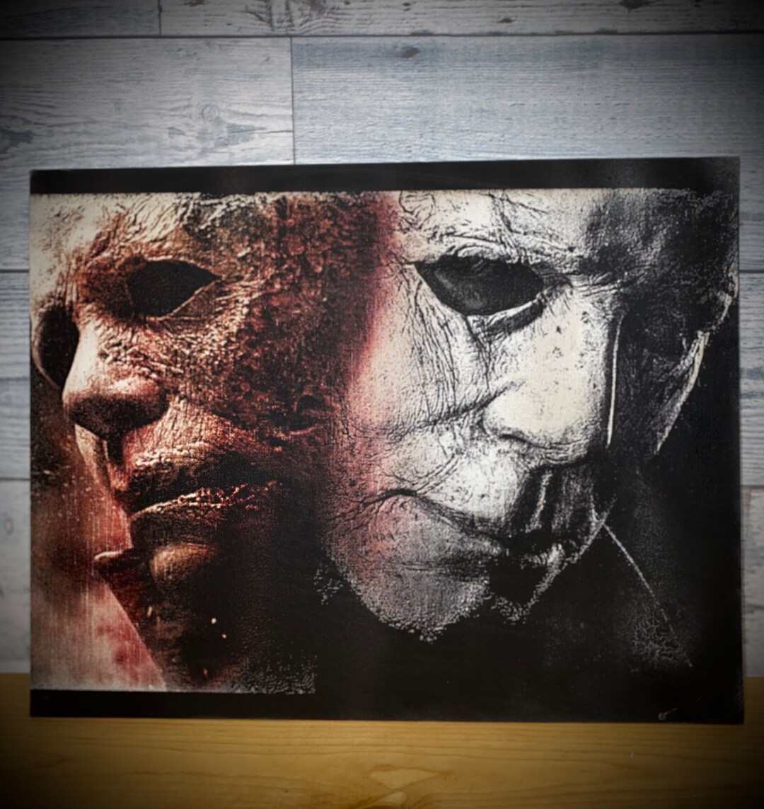 Michael Myers Canvas Panel Gift Horror Collectible Etsy