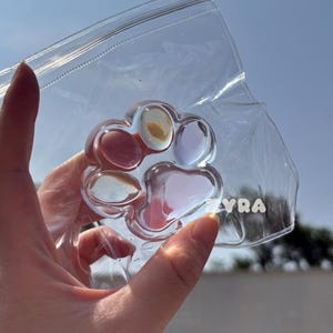 Light Color Clear Paw Taba Squishy Toy, Handmade Stress Relief Squishy, Cute design, Trending Toys Taba Sticky Squishy ,Gift for her