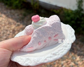 Squishy De Gatito Y Pastel De Queso - Pack De 3 Unidades Antiestrés, Material Suave