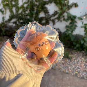 Söt Acorn Taba Squishy-leksak, Handgjord stresslindrande squishy, Söt design, Söta Taba Squishy-väsktillbehör, Present till henne