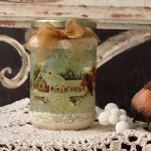 Christmas light jars 3 varieties