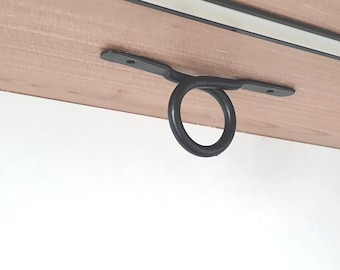 Hand-Forged Iron Ceiling Hook | Rustic Plant Hanger | Industrial Hanging Hardware | Handmade Home Decor Hook