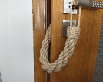 Handmade Jute Rope Door Stopper: Eco-Friendly Home Decor
