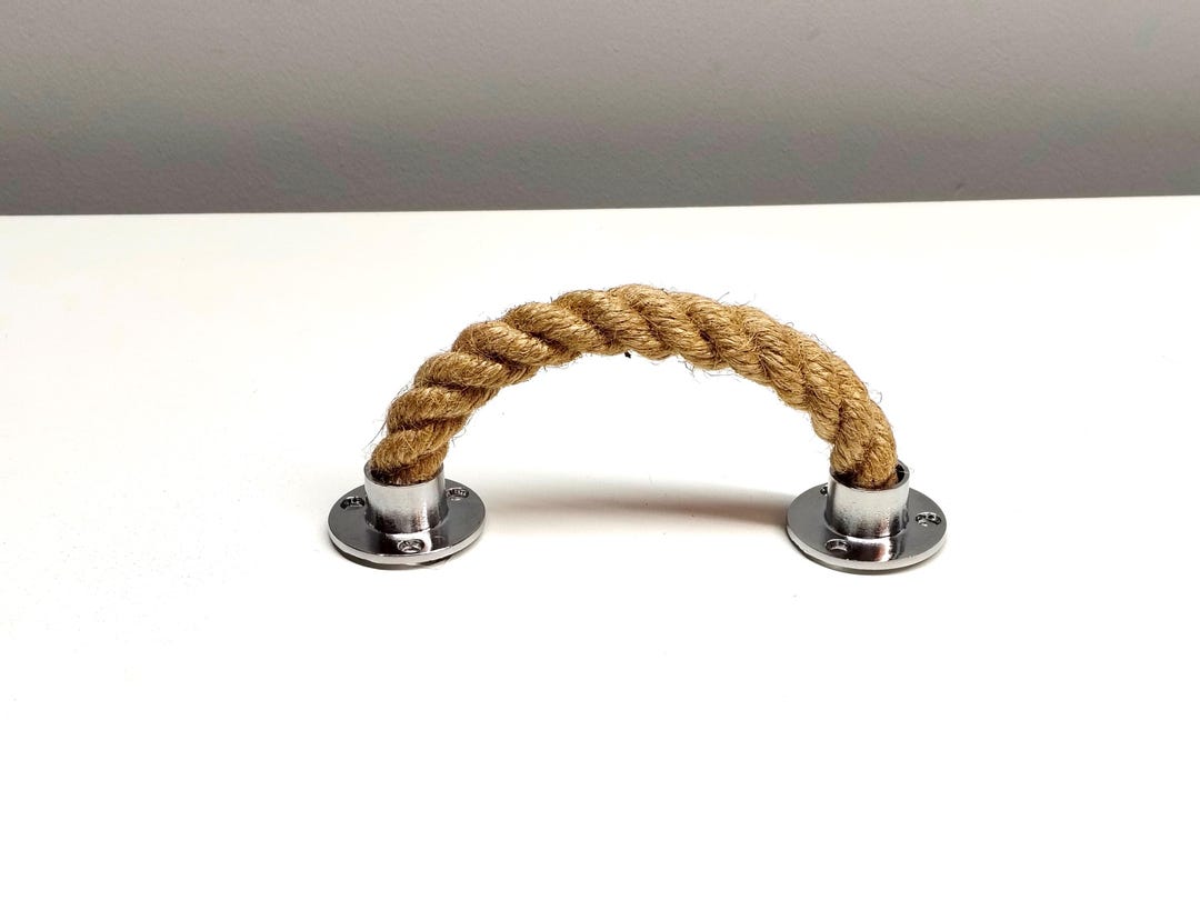 Jute Rope Drawer Pull: Boho Cabinet & Furniture Handle - Etsy
