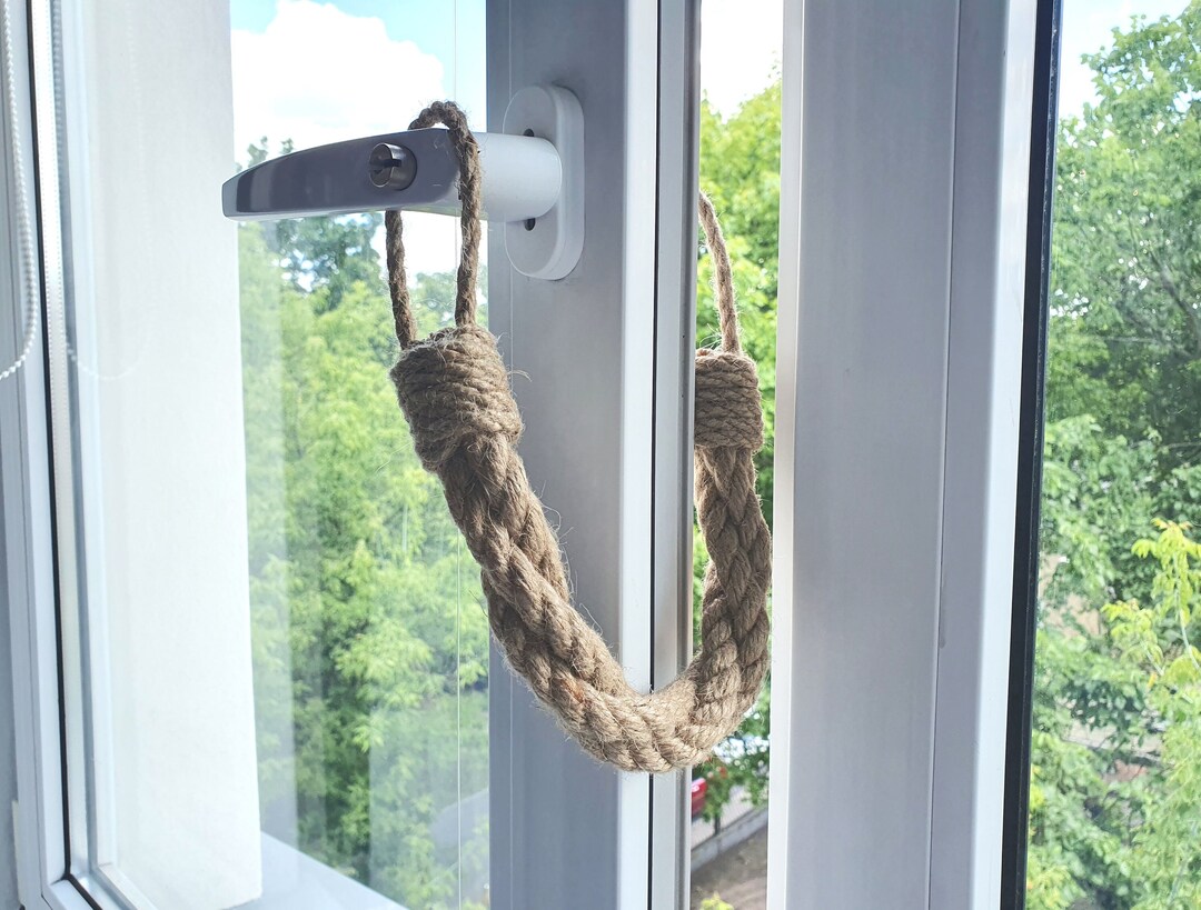 Pef Window Rope Window Stopper Window Stop Thick Rope Braided Chunky Jute Rope Nautical ...