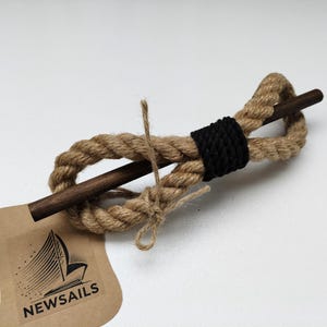 Curtain tie backs - Jute tie - Ecological home decoration, stylish interior accessory - Curtain Holdback- Chubby Chic Rustic design curtains
