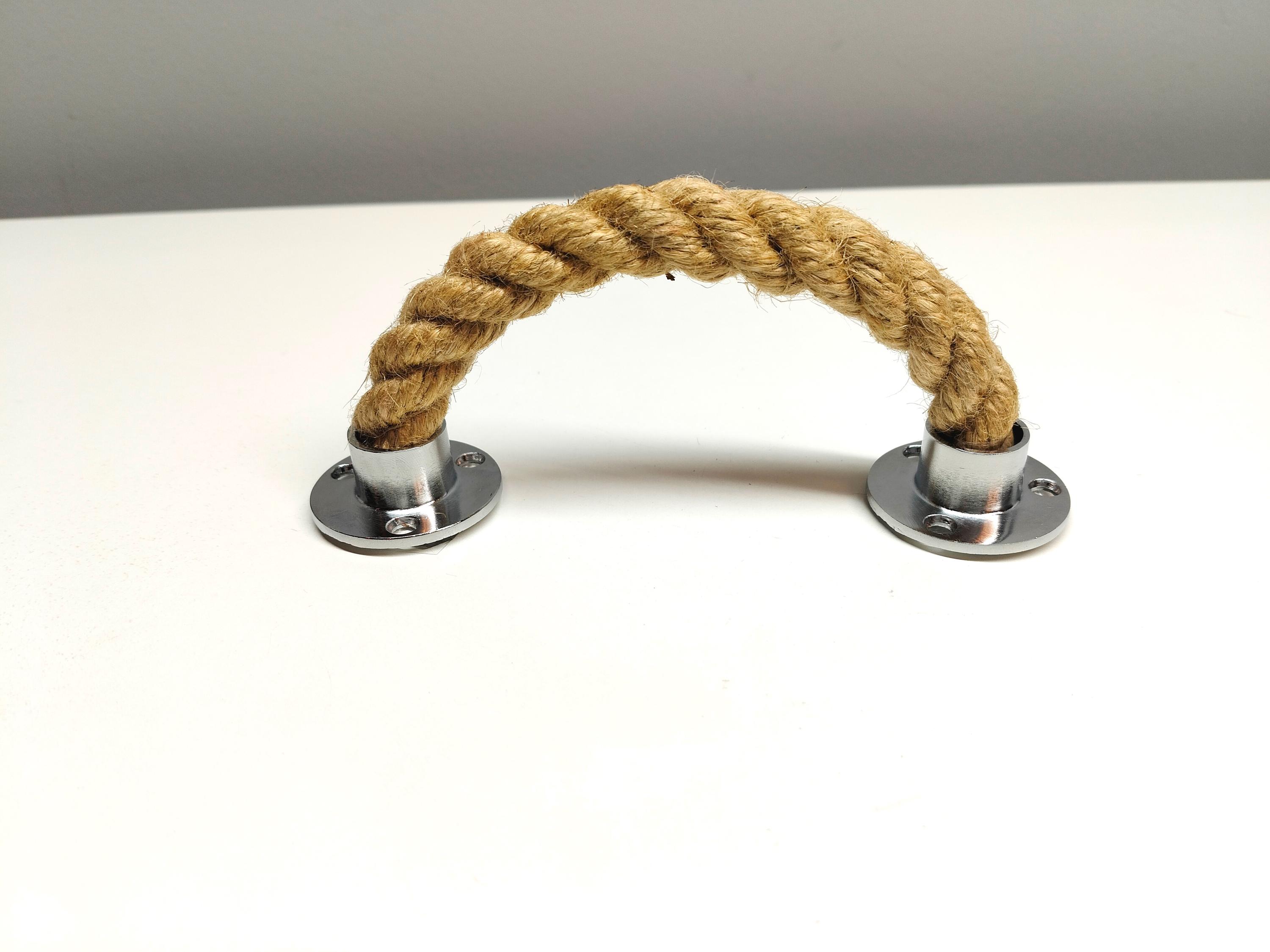 Jute Rope Drawer Pull: Boho Cabinet & Furniture Handle - Etsy