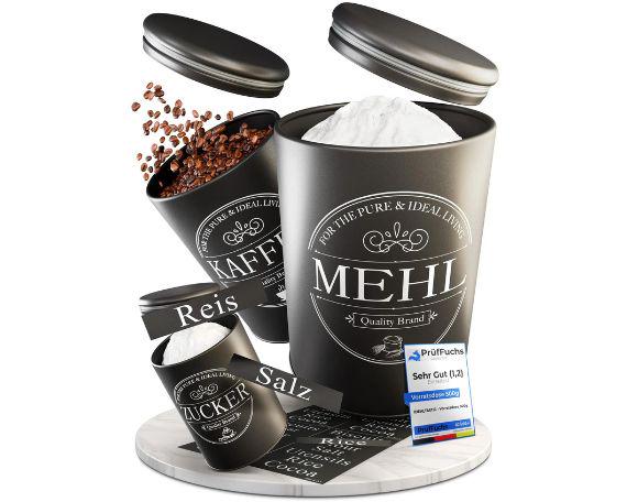 Mehl und zucker behälter