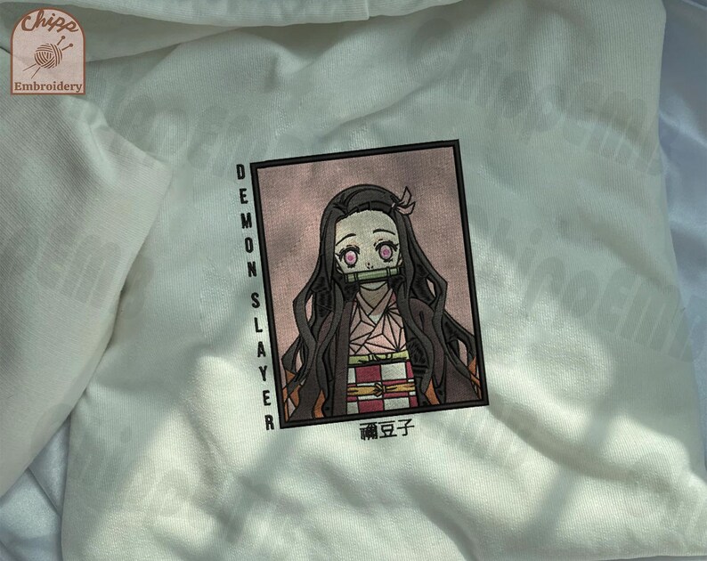 Anime Inspired Embroidery Design Machine Embroidery Design Etsy