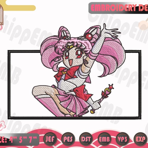 Anime Inspired Embroidery Designs Machine Embroidery Design Etsy