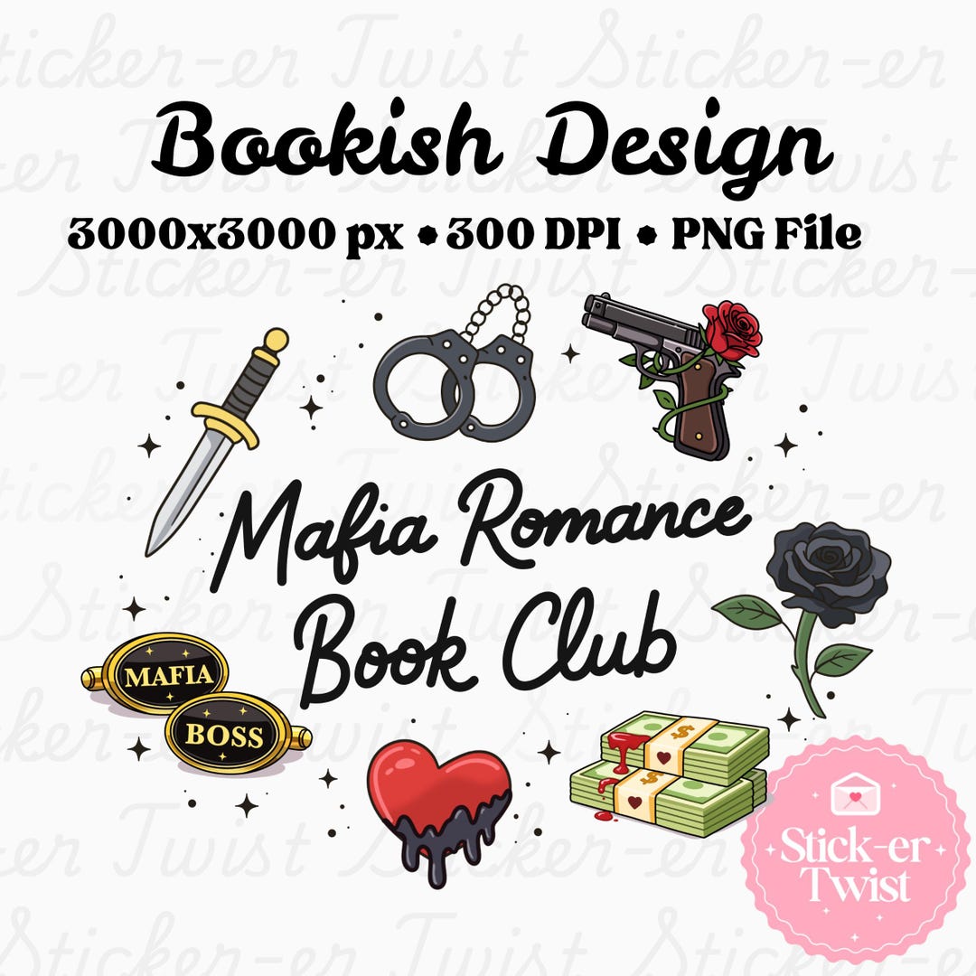 Mafia Romance Book Club PNG | Dark Romance Reader Ästhetik | BookTok ...