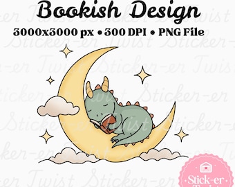 Romantasy Dragon PNG: Sleeping Dragon Reading, Fantasy Romance Booktrope PNG, Romantasy Clipart