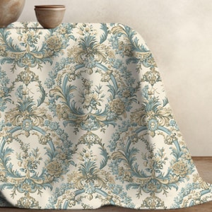 Frans Toile Tafelkleed Rustiek Linnen Tafelkleed Vintage Woondecoratie Eetkamer Babyshower Traditioneel Ontwerp Chinoiserie Decor