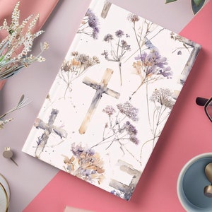 Cuaderno de oración cristiana para mujeres, diario de fe, cuaderno de tapa dura con líneas, cartas para hijas, regalo, estudio bíblico, diario devocional de gratitud