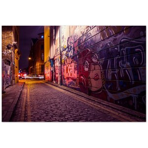 Graffiti Art on a Side Street | Museum-Quality Matte Paper Poster