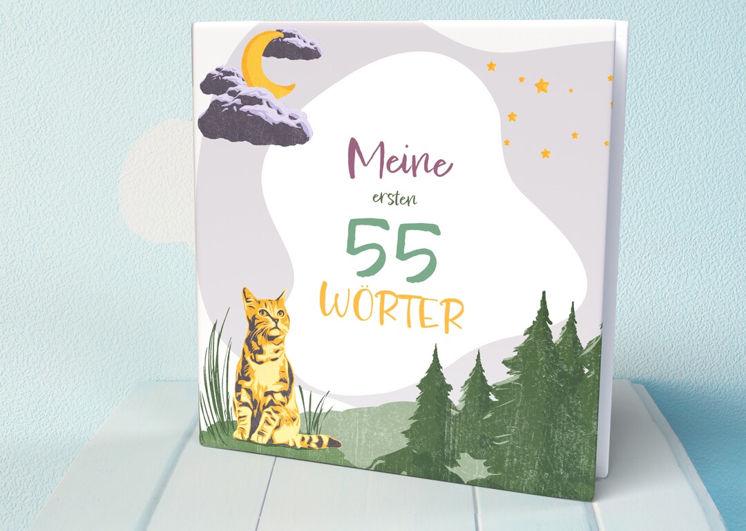 Children's Book the First 55 Words Cardboard Picture - Etsy