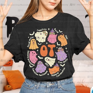 Occupational Therapy Shirt, Occupational Therapist Halloween Shirt, Spooky Ot Shirt, Occupational Therapy Sweatshirt, Ot Autumn, Ot Fall Tee