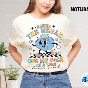 School Nurse Shirt Back To School Nurse Custom Gift Elementary Nurse Life One Ice Pack At A Time School Nursing Graduation School Nurse Era