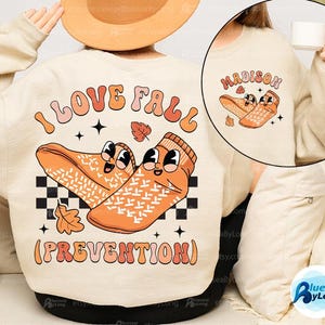 Nurse Fall Prevention Shirt Personalized Halloween Nurse Fall Shirt Nurse Funny Shirt Icu ER Cna Rn Pt PTA Physical Therapist Nursing Sock
