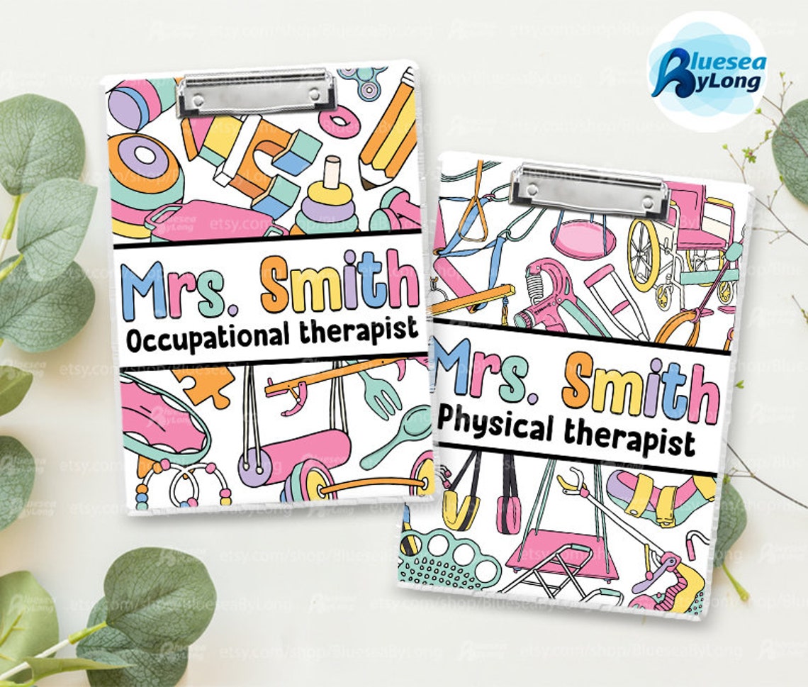 SLP OT PT Clipboard Speech Therapy Gift Occupational Therapy Clipboard ...