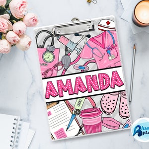 Nurse Gift Clipboard Personalized RN CNA Er Icu School Nurse Registered Nurse Clipboard Doctor Medical Clipboard New Nurse Graduation Gift