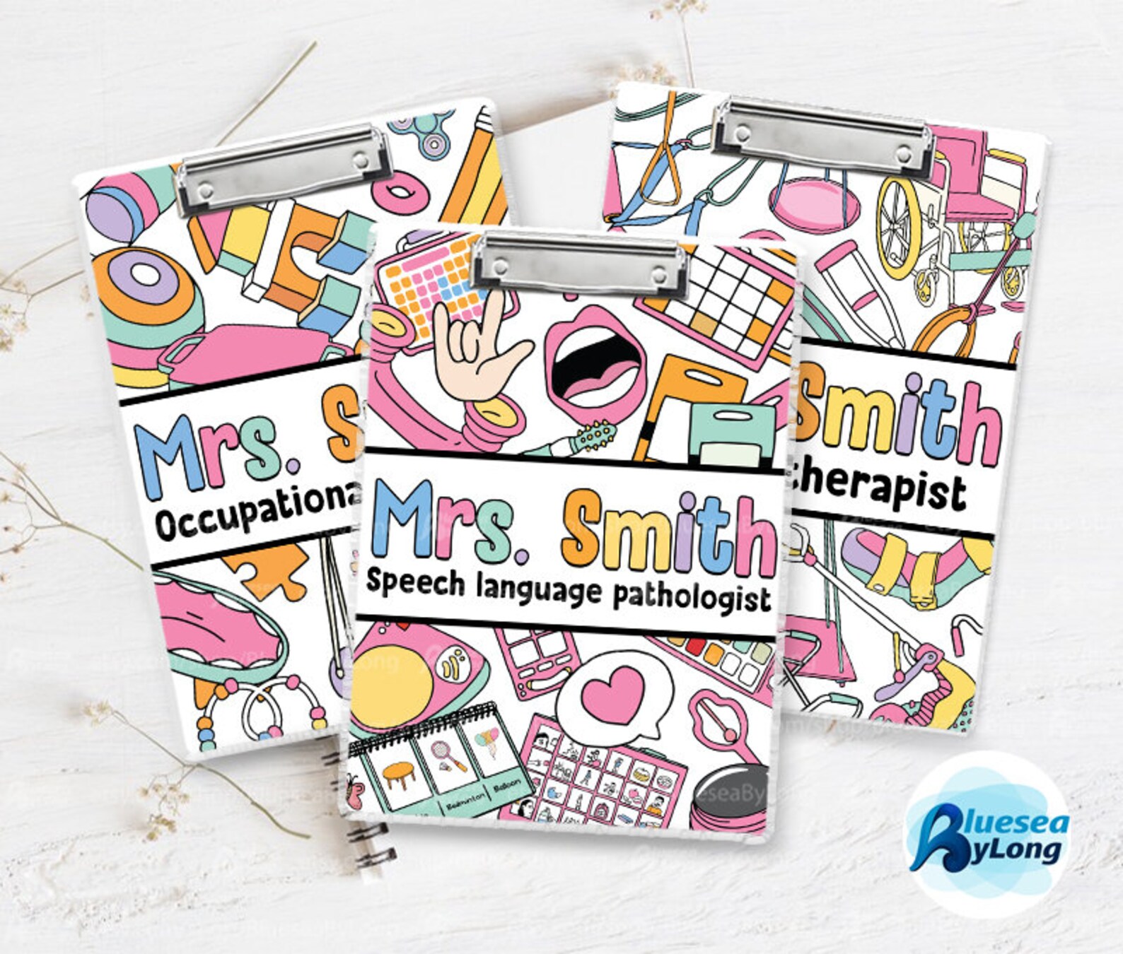 SLP OT PT Clipboard Speech Therapy Gift Occupational Therapy Clipboard ...