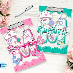 Nurse Personalized Gift Clipboard RN CNA Er Icu School Nurse Custom Gift Appreciation Registered Nurse Clipboard Medical New Nurse Grad Gift