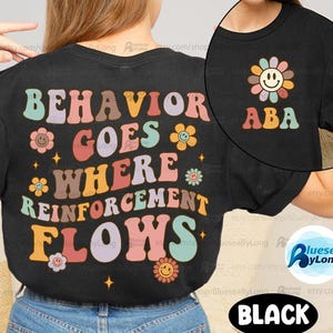 Behavior Analyst Shirt, ABA Sweatshirt, Behavior Technician Gift, ABA Appreciation, Applied Behavior Analyst, ABA Assistant Shape Behavior