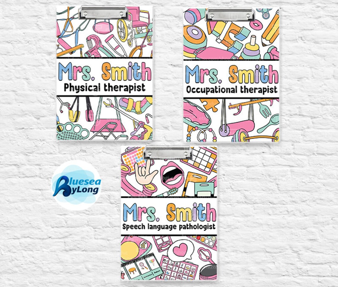 SLP OT PT Clipboard Speech Therapy Gift Occupational Therapy Clipboard ...
